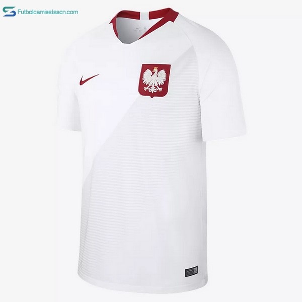 Camiseta Polonia 1ª 2018 Blanco